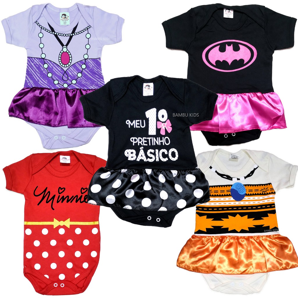 Body Bebe Tematico Menina Mesversario Princesas Fantasia Filmes Disney Personagens Bori Bodys Roupa Bebe Fotos Ensaios Shopee Brasil