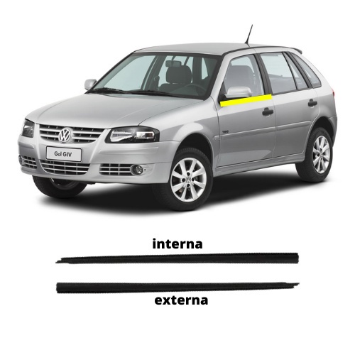 Pestana Interna e Externa Dianteira Lado Esquerdo Gol g2 g3 g4 08/ 4 Portas e Saveiro 99/05 em Oferta na Shopee