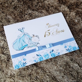 PROMOÇÃO! 30 Convites 15 Anos Cinderela