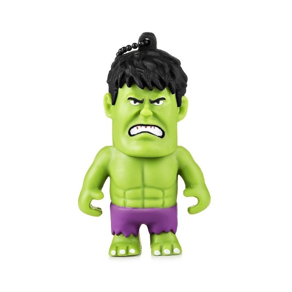 Pen Drive Marvel Vingadores Hulk 8GB USB Leitura 10MB/s e Gravação 3MB/s Multilaser - PD082  Livros Delrey