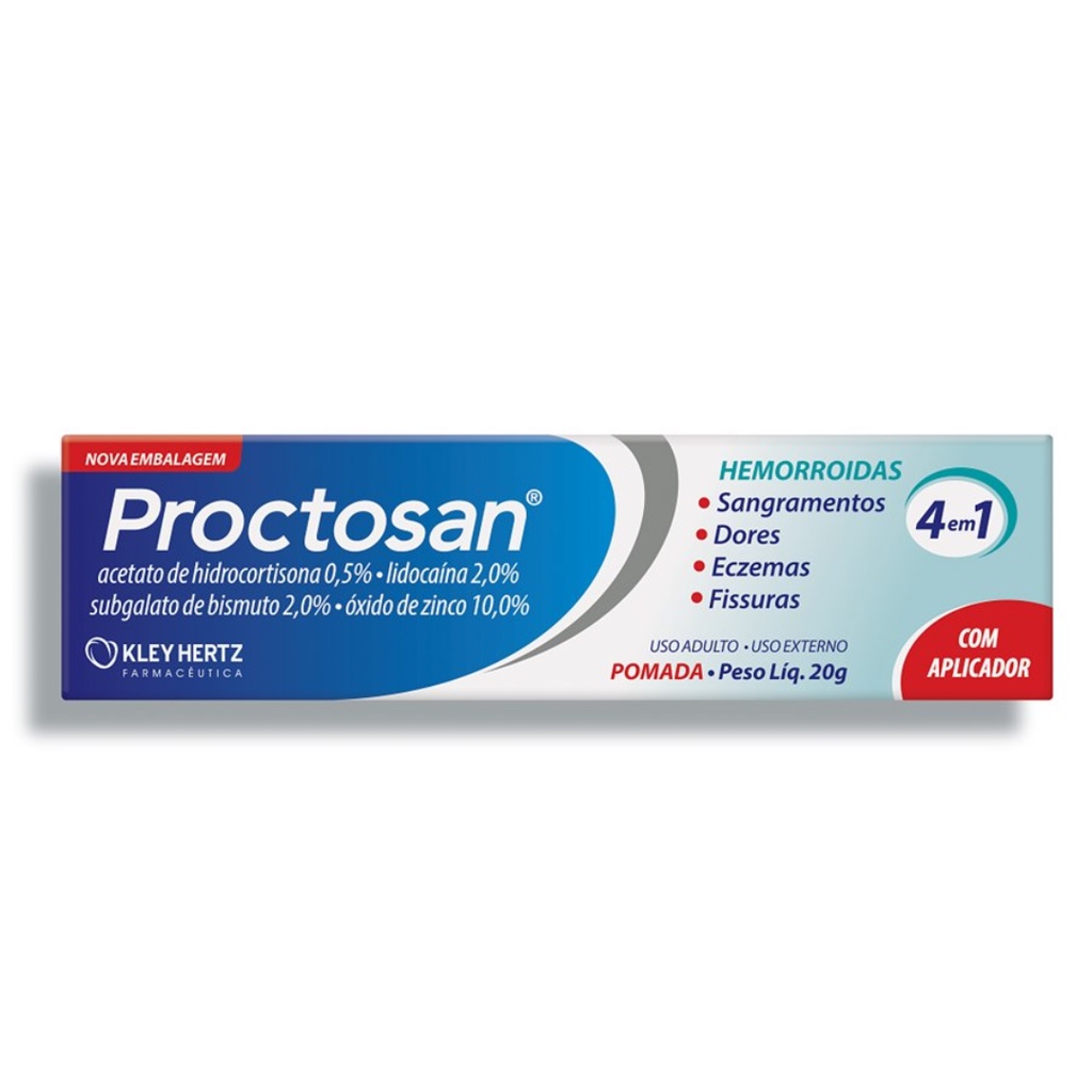 Proctosan Pomada P/ Hemorroida Dores ( Proctan Hemovirtus ) Com 1 ...