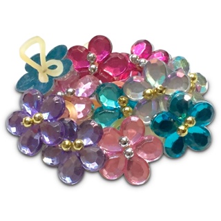 50 Laços Micro Flor para penteado Pet / banho e tosa em Oferta na Shopee