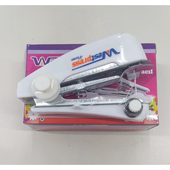 Mini Máquina De Costura Manual Portátil De Mão Tecido Oferta