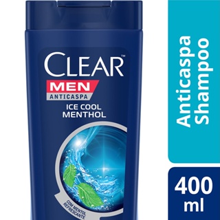 Shampoo Clear Men Anticaspa Ice Cool Menthol 400ml em Oferta na Shopee