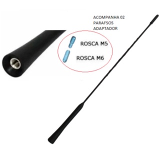 Haste Antena Espiral dianteira ou traseira  Meriva Fox Spacefox  Crossfox Bora Up Prisma, Cobalt  Spin  Onix  Parati.. em Oferta na Shopee