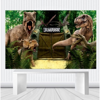 Painel DINOSSAURO JURASSIC WORLD 1,50m x 1,00m