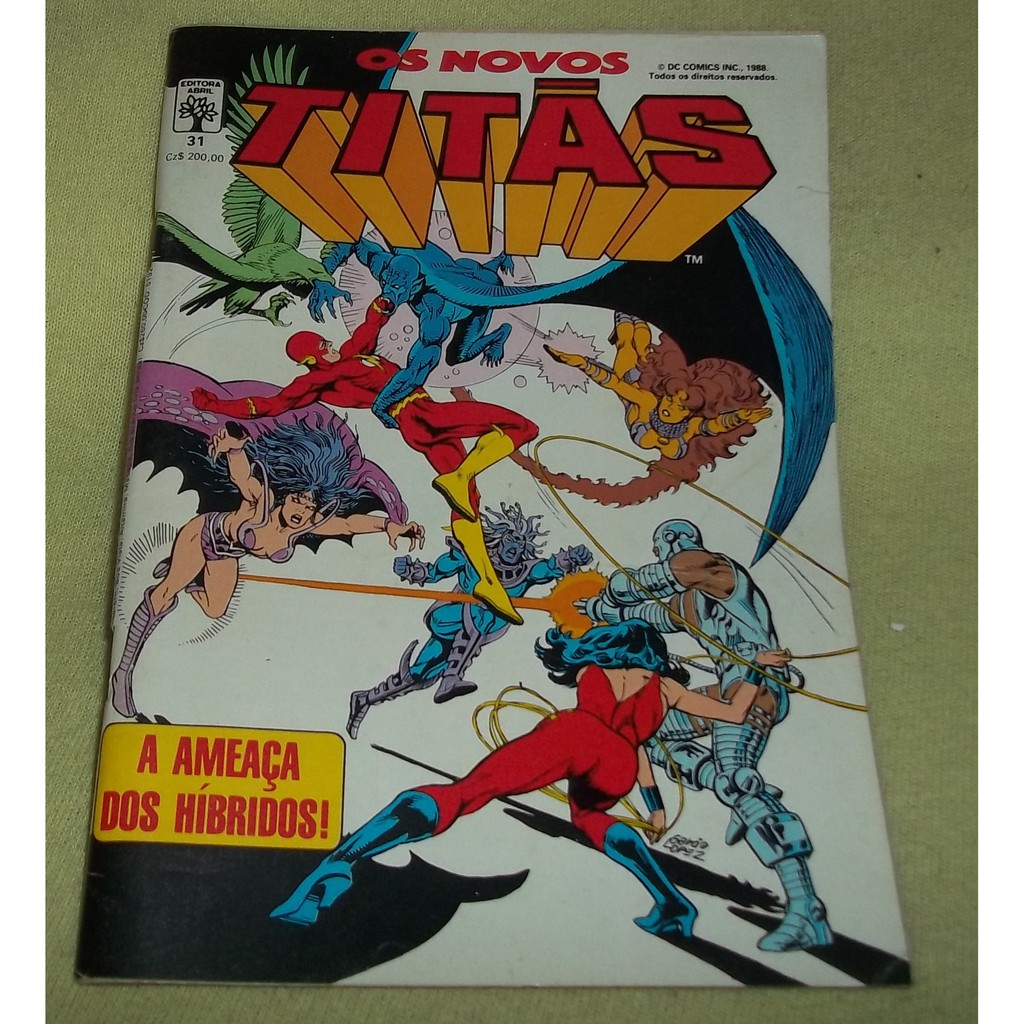 Gibi Novos Titâs nº 31 - Outubro de 1988