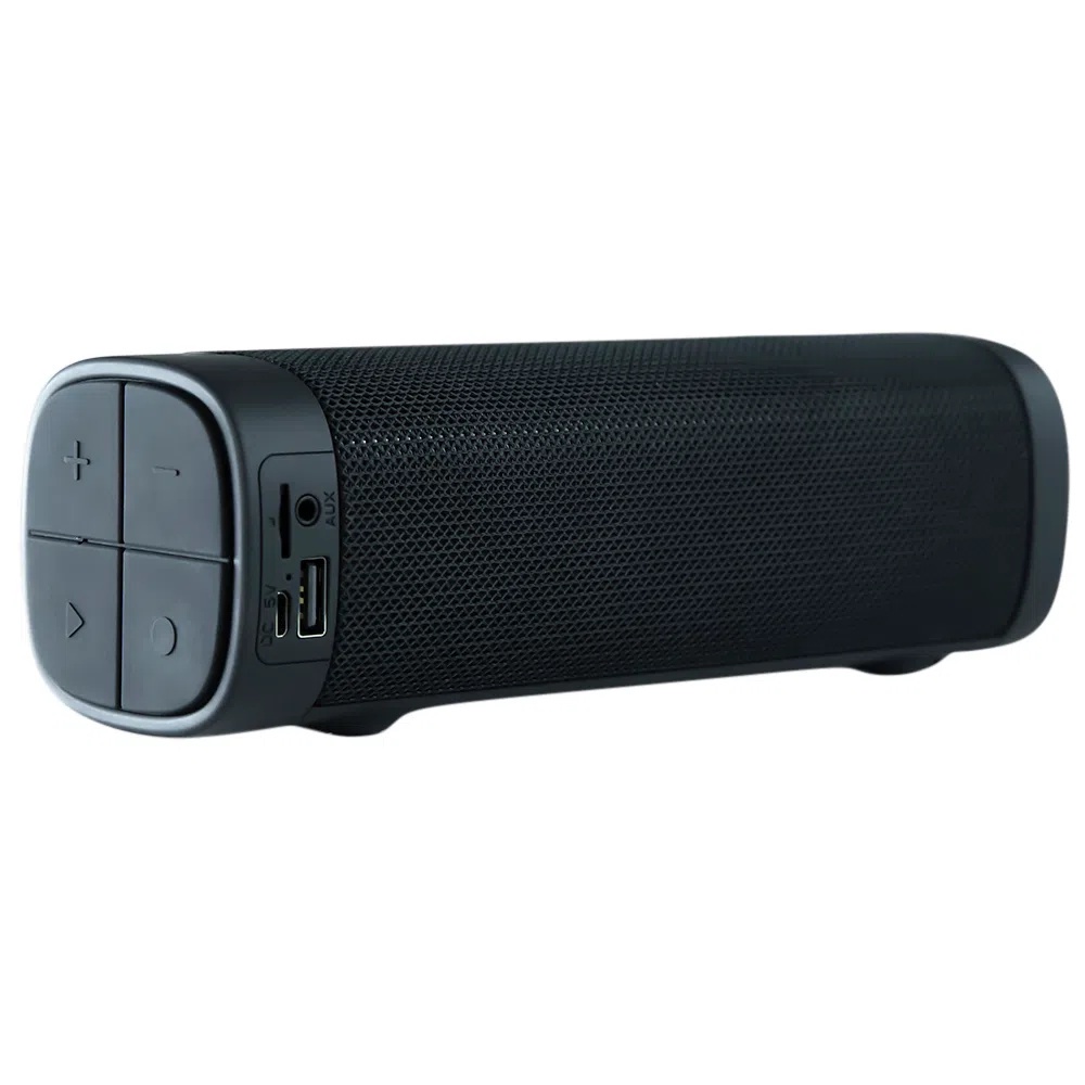 CAIXA DE SOM PORTÁTIL MY BOMBER SMART BLACK C/ BLUETOOTH USB AUX-IN MICRO SD
