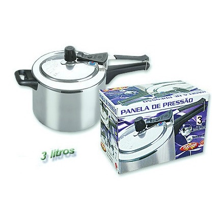 Panela De Pressão De 3 Litros Fulgor