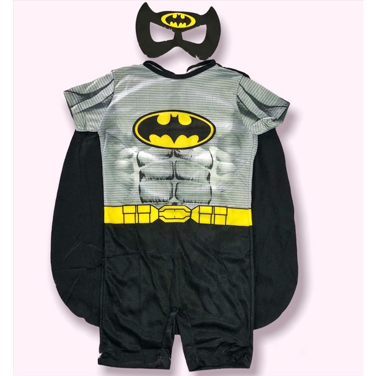 Fantasia Temática Batman Cinza Infantil Masculina Heróis Barato Menino  Promoção Máscara | Shopee Brasil