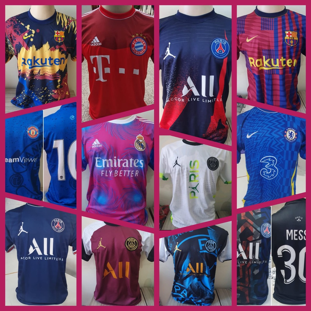 Camisetas De De Futebol Europeu Camisas Time Novas 2022 2023 | Shopee Brasil