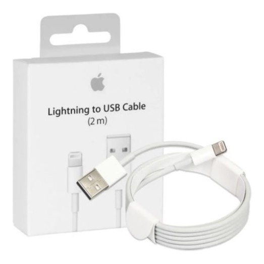 Cabo Usb Lightning 2 Metros P/ iPhone - Original Com Nf Promoção Menor Preço Iphone - iPhone 5 - iPhone 5c - iPhone 5s - iPhone 6 - iPhone 6 Plus - iPhone 6s - iPhone 6s Plus - iPhone 7 Plus - iPhone 8 - iPhone 8 Plus - iPhone X - iPhone XR - iPhone X MAX