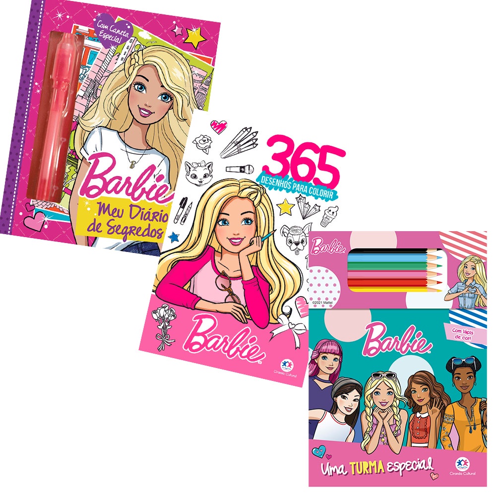 Kit Livros Coleção Barbie - Use a Criatividade