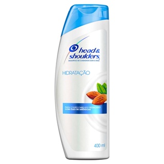 Shampoo Head & Shoulders Anticaspa Hidratação com Óleo de Amêndoas 400ml em Oferta na Shopee