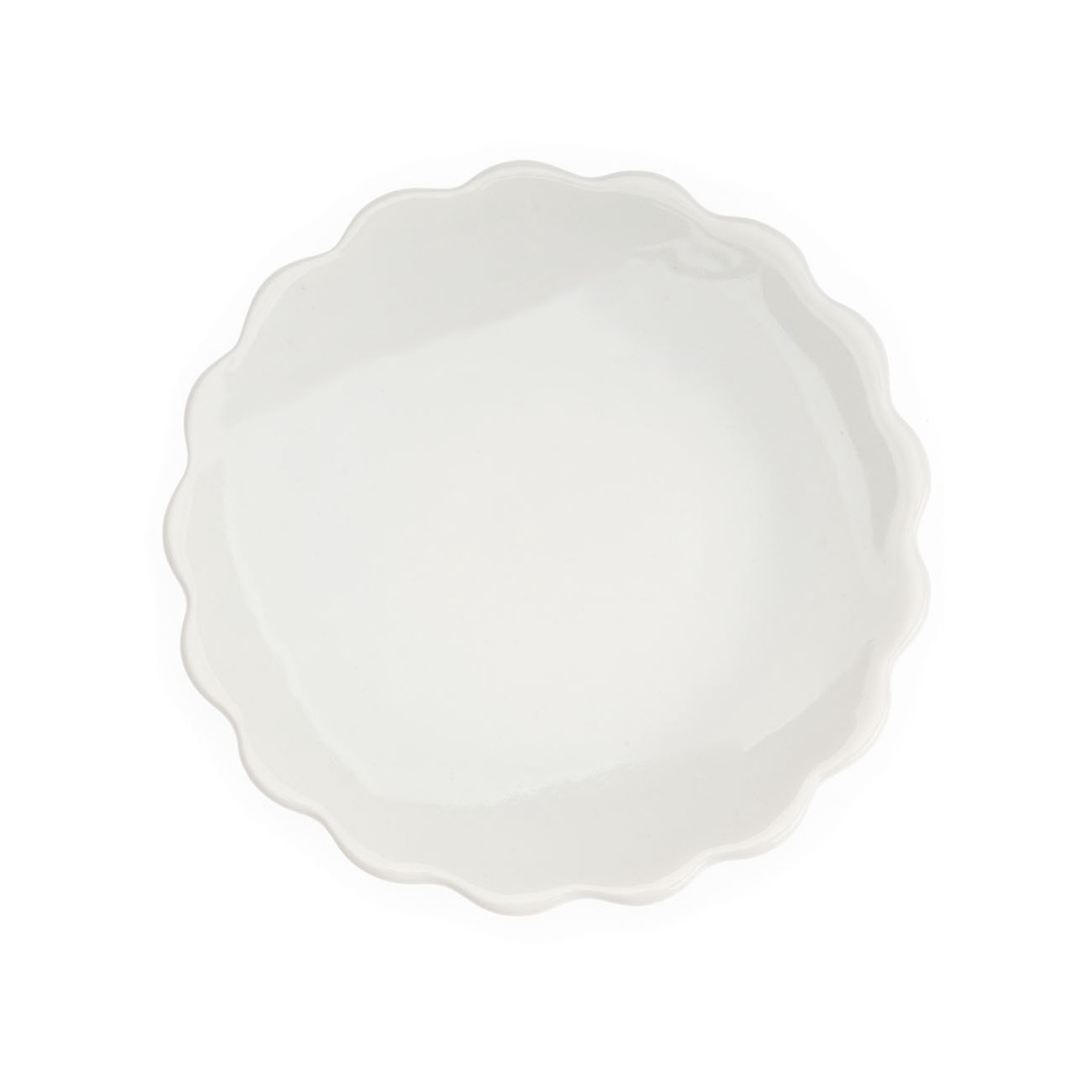 10 Pires Ondulado Bandeja Joia do dia 9,5cm - Porcelana Segunda linha