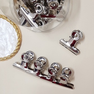 Kit 12 Presilhas MÉDIO Grampo Metal Para Unhas Curvatura C