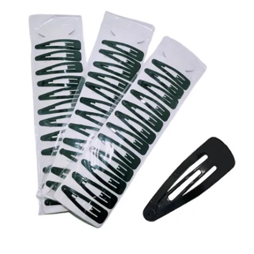 Tic Tac Preta  Presilha Prendedor Cabelo em Oferta na Shopee