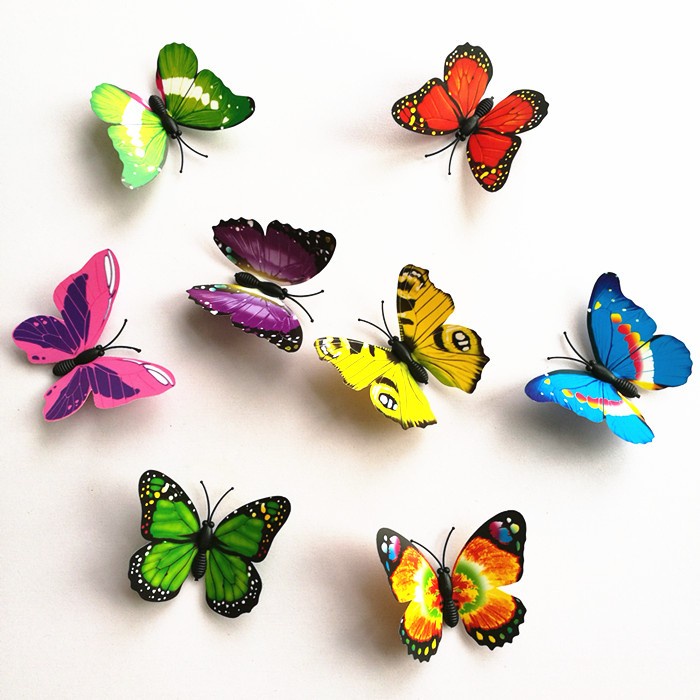 Borboletas Com Ímãs ou bastao De Geladeira Para Decoração De Quarto/ Jardim / Pátio em Oferta na Shopee