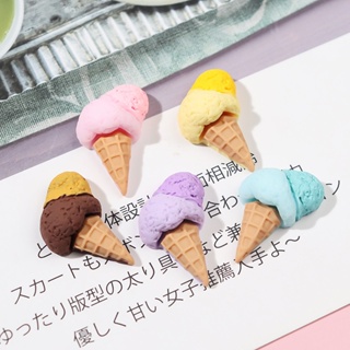 Cro De Sorvete Charme DIY jibz Simulação Sweet Cone 3D Resina Acessórios Para Decoração De Sapatos deco Botão Phone Case em Oferta na Shopee