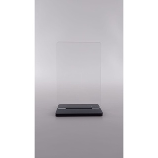 Placa Acrílica Transparente Spotify 10x15 P/Sublímação C/Base Preta 1 Unidade