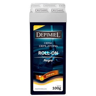 Cera Depilatória Roll-On Negra 100g - Depimiel