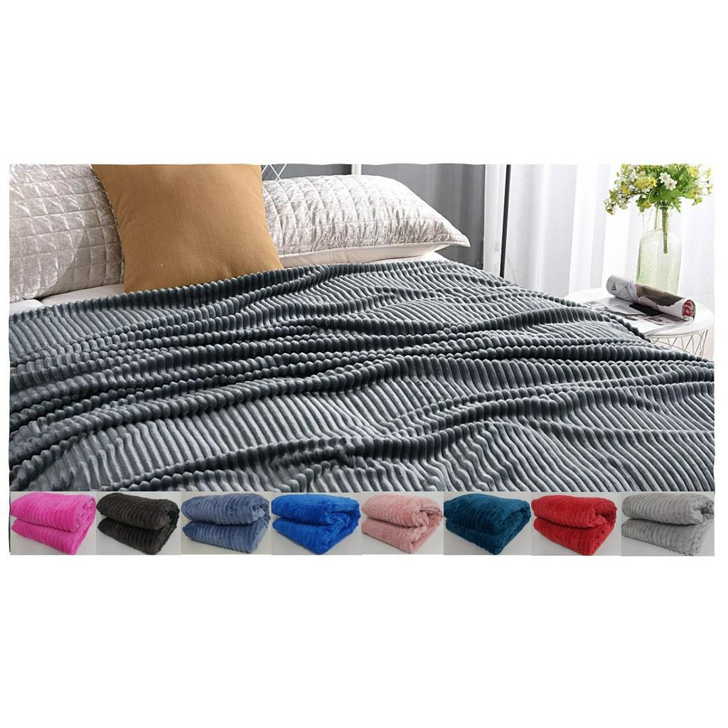 COBERTOR MANTA CANELADA CASAL ALTO RELEVO 2,0 X 1,80 LUXO - VARIAS CORES - PRONTA ENTREGA