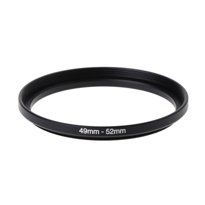 Estone 49mm A 52mm Metal Step Up Anéis Adaptador Lente Filtro Câmera Ferramenta Acessórios
