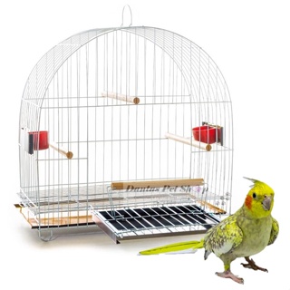 Gaiola Calopsita Arco Duplex Luxo Papagaio Zincada Prata PROMOÇÃO - G989 em Oferta na Shopee