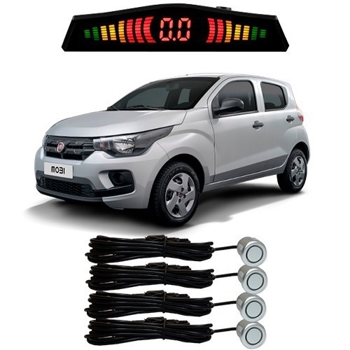 Sensor De Estacionamento Ré Fiat Mobi Todos Os Modelos Prata em Oferta na Shopee