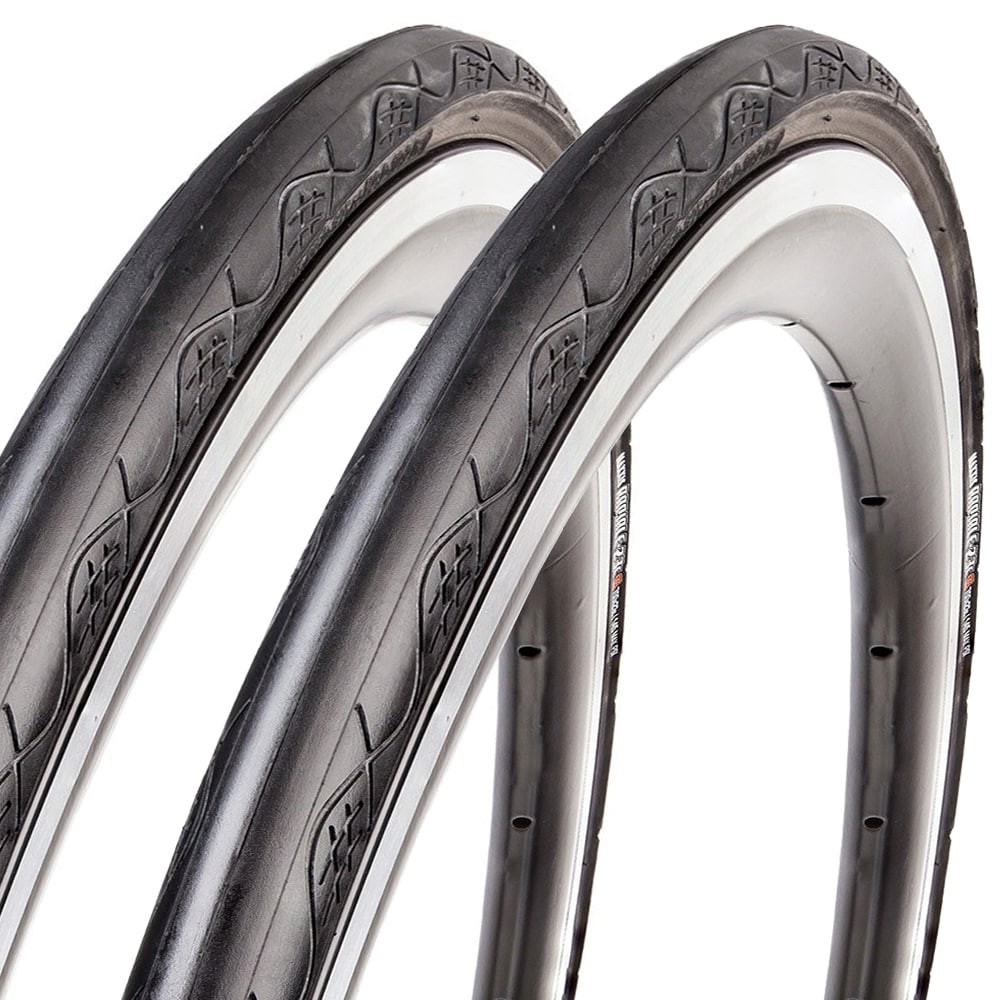 Kit 2 Pneus Maxxis Radiale 700x23C Dobrável (Kevlar) Preto