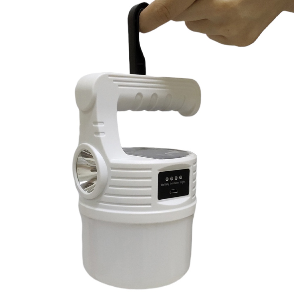 Luminaria Solar 2 Em 1 Lanterna Duplo Led Gancho Pendurar Acampamento A Prova De Agua Portatil Camping Fonte de Luz Resistente Camping SOS Lampada Iluminaçao Externa Emergencia