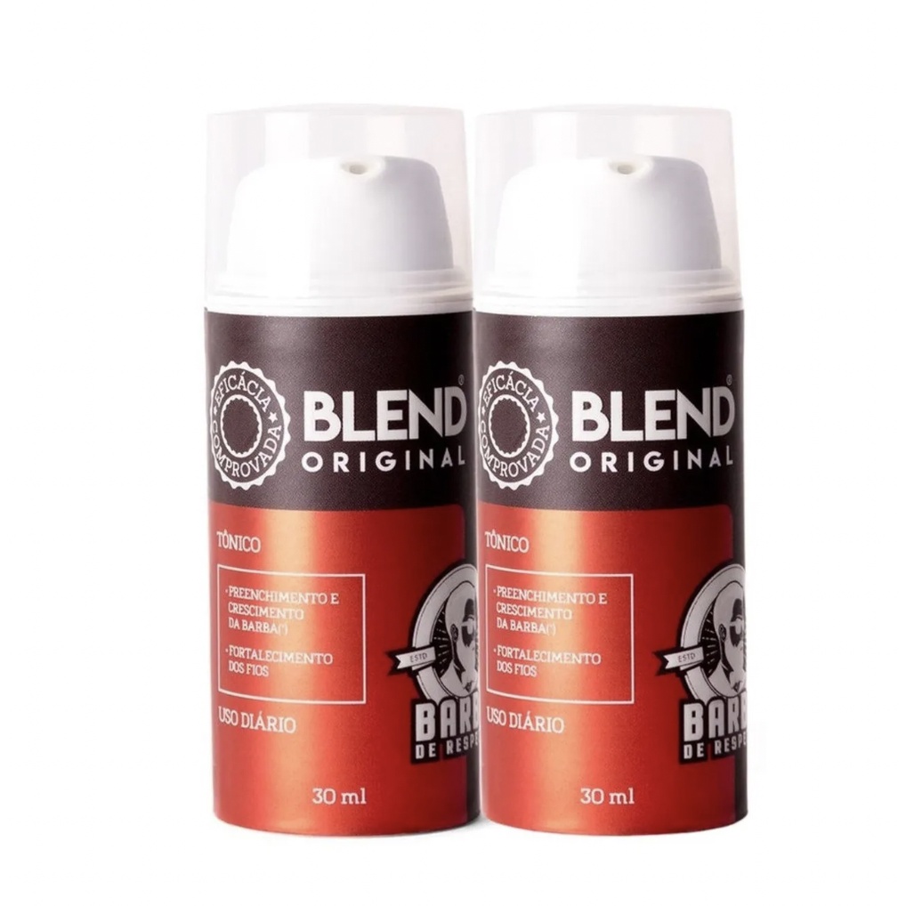 Kit 2 Blend Crescer Barba 30ml Barba de Respeito