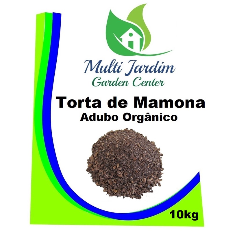 10kg Torta de Mamona Adubo Fertilizante Orgânico Farelado