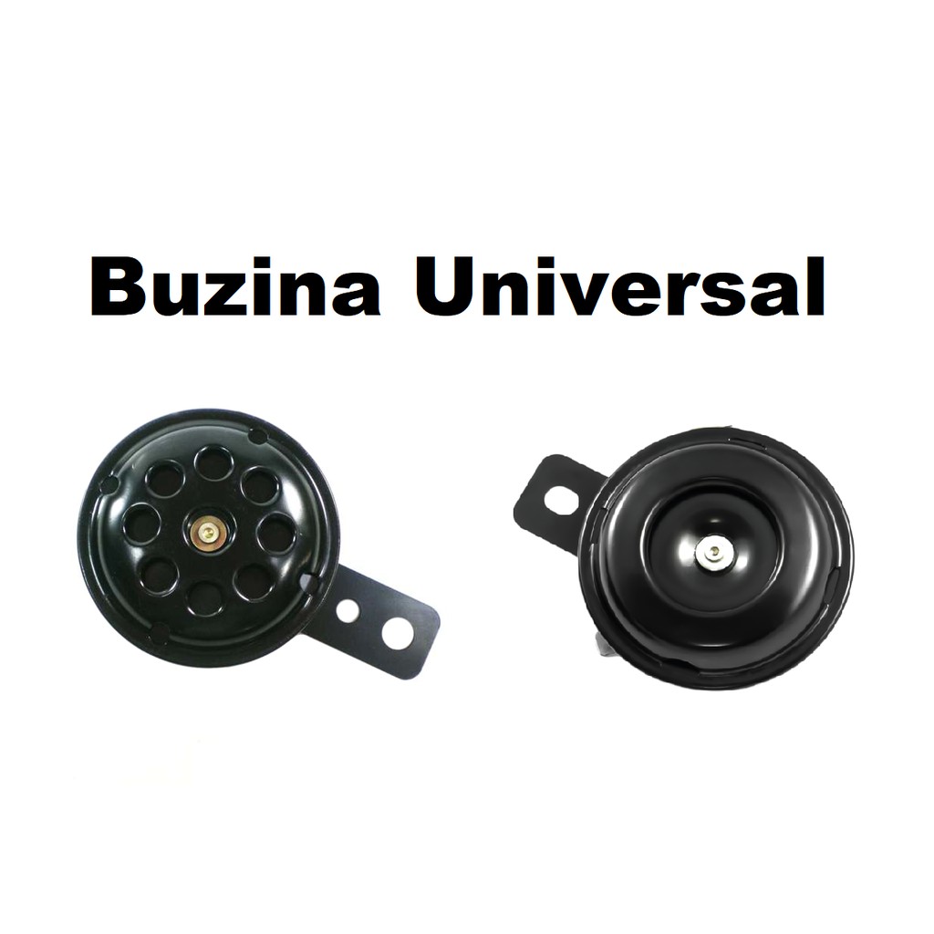 Buzina 12v Universal Moto Suzuki Burgman  / Yes 125 / Gsr 125 / 150i / Intruder 125 / Intruder 250 / Katana 125 / Gs 500