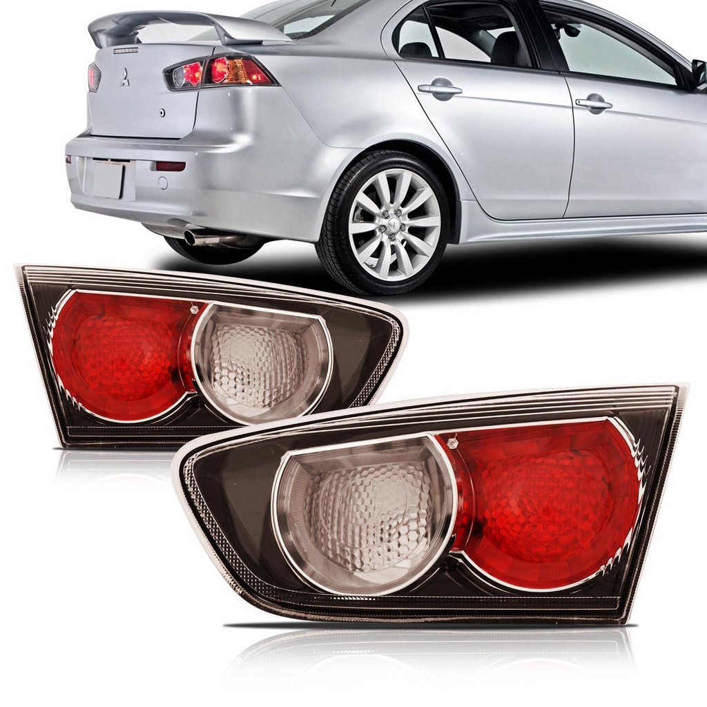 Lanterna Lancer GT 2011 2012 2013 2014 2015 2016 2017 Mala Negra em Oferta na Shopee