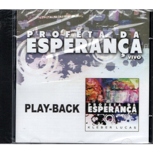 Cd Kleber Lucas - Profeta Da Esperança - Play-back
