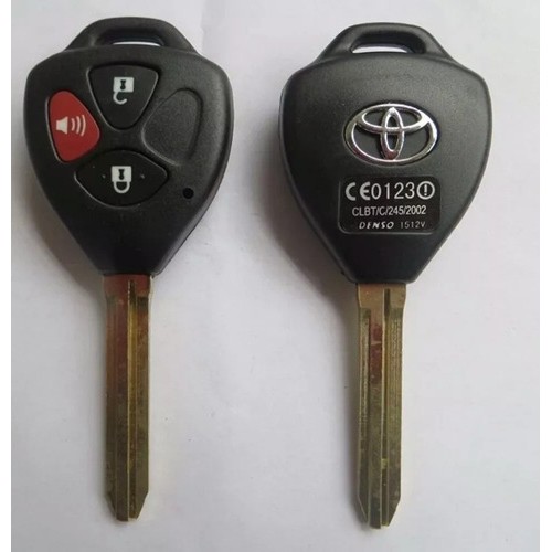 Chave Toyota Hilux Sw4  3 Botão Carcaç Chave Original Cod-