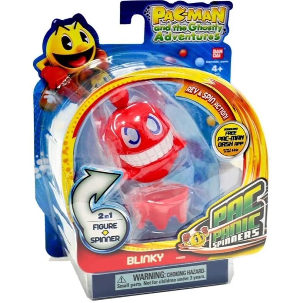 Boneco Pac Man - Panic Spinners  -Pac´s Pal Blinky - Sunny