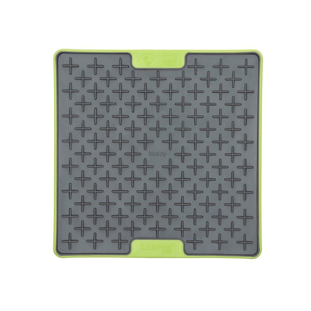 Tapete de Lamber p/ Filhotes LIckiMat Tuff Buddy Verde