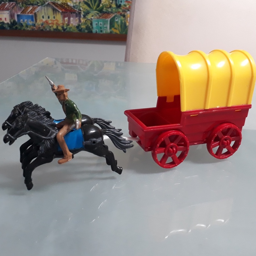 Lote Forte Apache Carroça Cavalo Cowboy