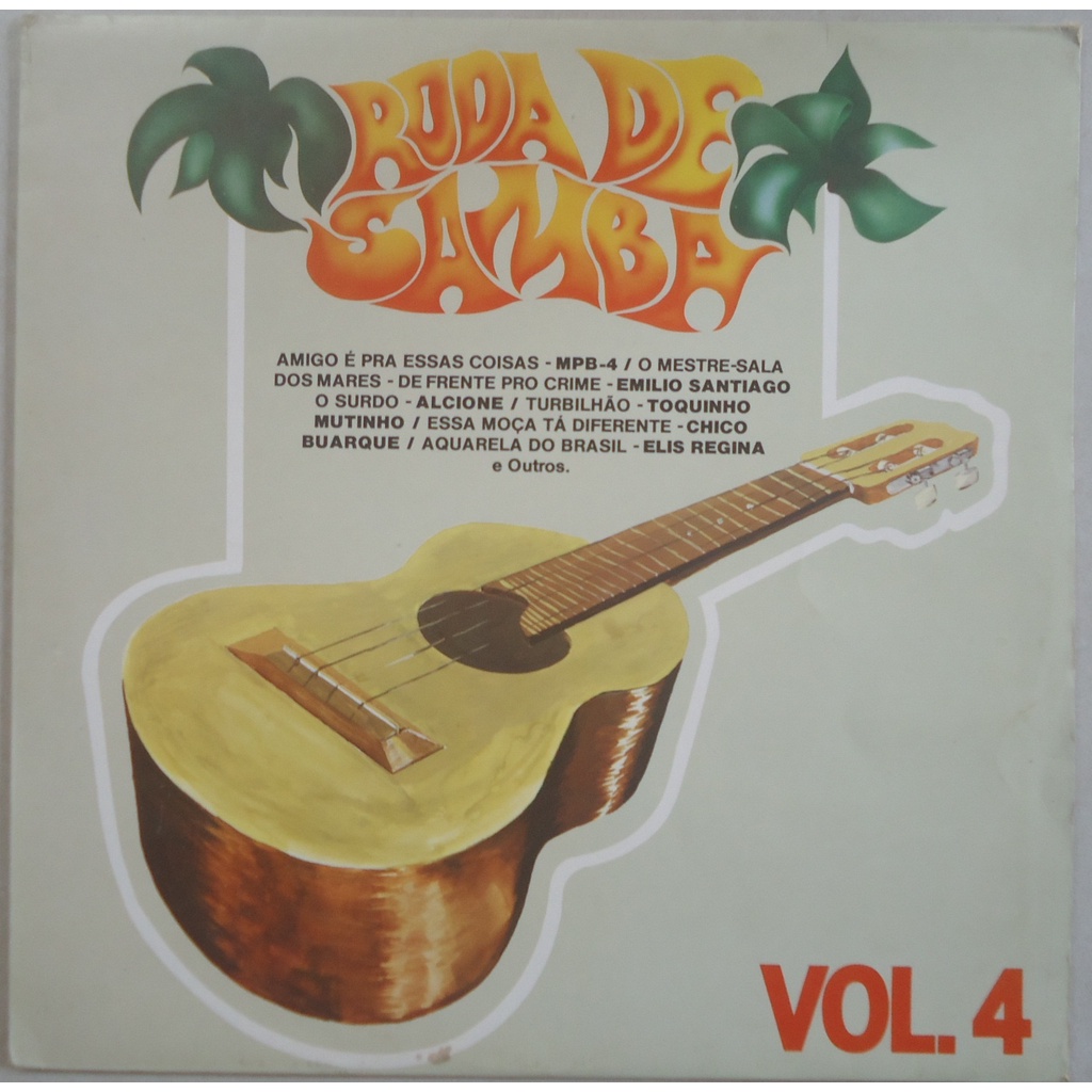 Lp Roda de Samba 1978 Vol.4, disco de vinil