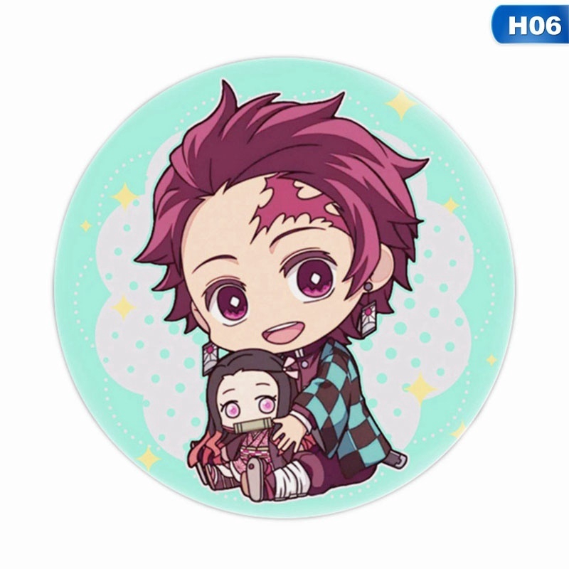 Demon Slayer Anime Broches, Kimetsu No Yaiba, Kamado Tanjirou, Coletar  desenhos animados, Mochilas, Bolsas, Emblemas, Botão, Pins de broche