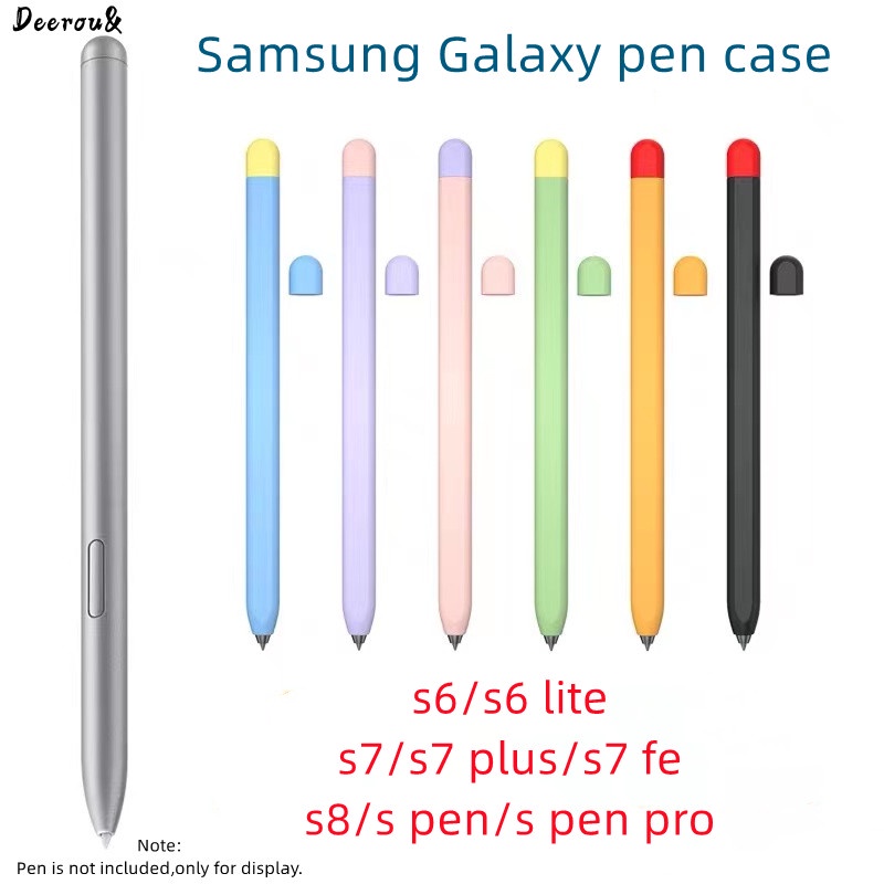 Samsung Galaxy Tab S6 Lite P610 P615 S7 Plus S8U Capa Da Caneta Stylus Compatível Com A Bolsa S Pen pro Proteção Antiderrapante Manga De Silicone