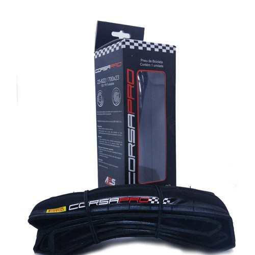Pneu Bicicleta Speed 700x23 Pirelli Corsa Kevlar Dobrável Original Na Caixa Road Bike