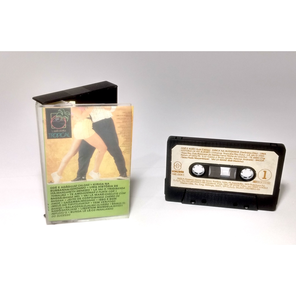 Fita Cassete - Lambateria Tropical - 1988