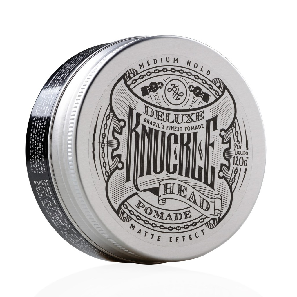 Pomada Modeladora De Cabelo Masculino Knuckle Head Deluxe Efeito Matte (seco) 120G
