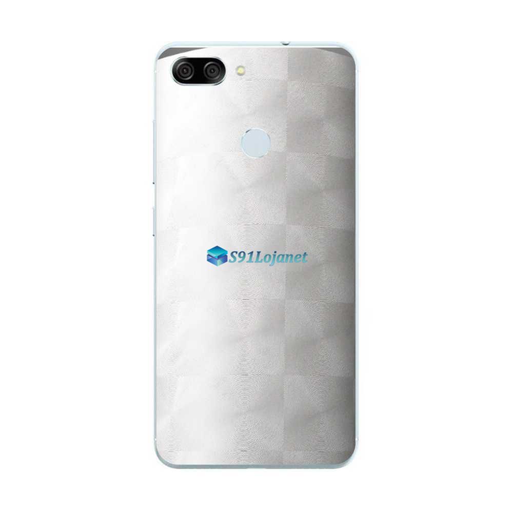 ASUS ZenFone Max Plus (M1) Adesivo Skin FX Dimension Branco