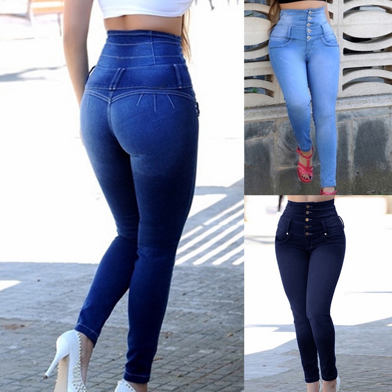 calça jeans tecido mole