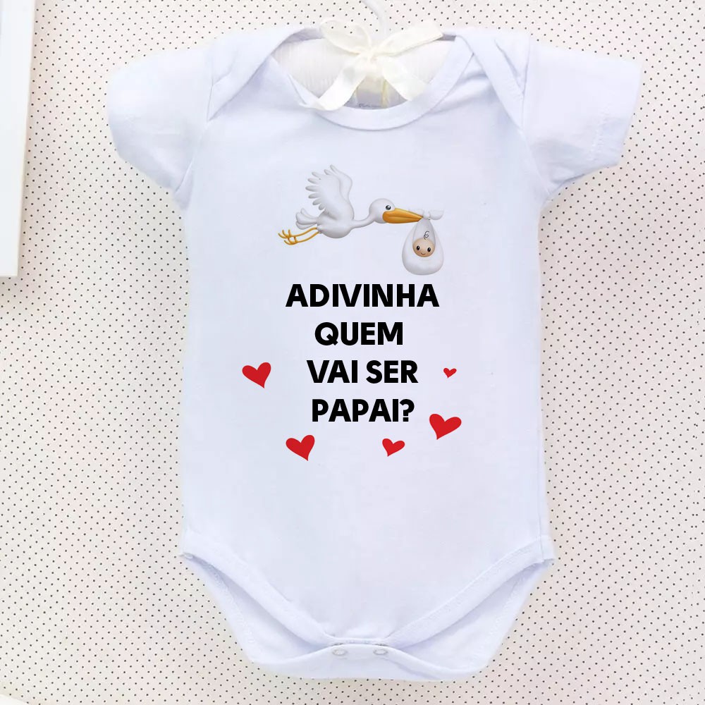 Body Bebe Personalizado Voce Vai Ser Papai Shopee Brasil