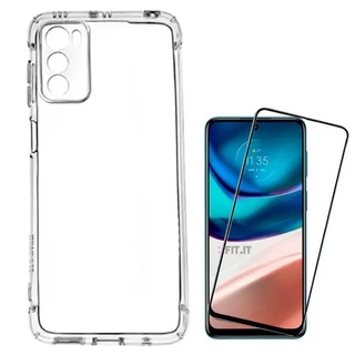 Kit Capa Capinha MOTO G42 + Película de Vidro 3D